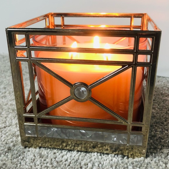 Bath & Body Works Accents Bath Body Works Pearled 3 Wick Candle